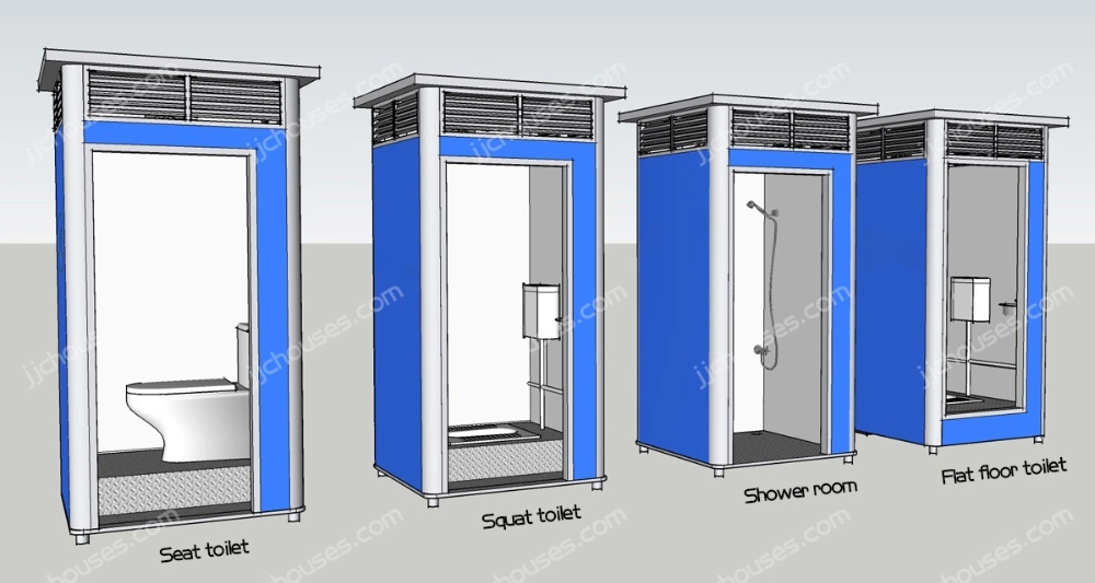 Seat for Adults Bathroom Pods Wheel Chair with Sink Camping Indor Mobile Toilet