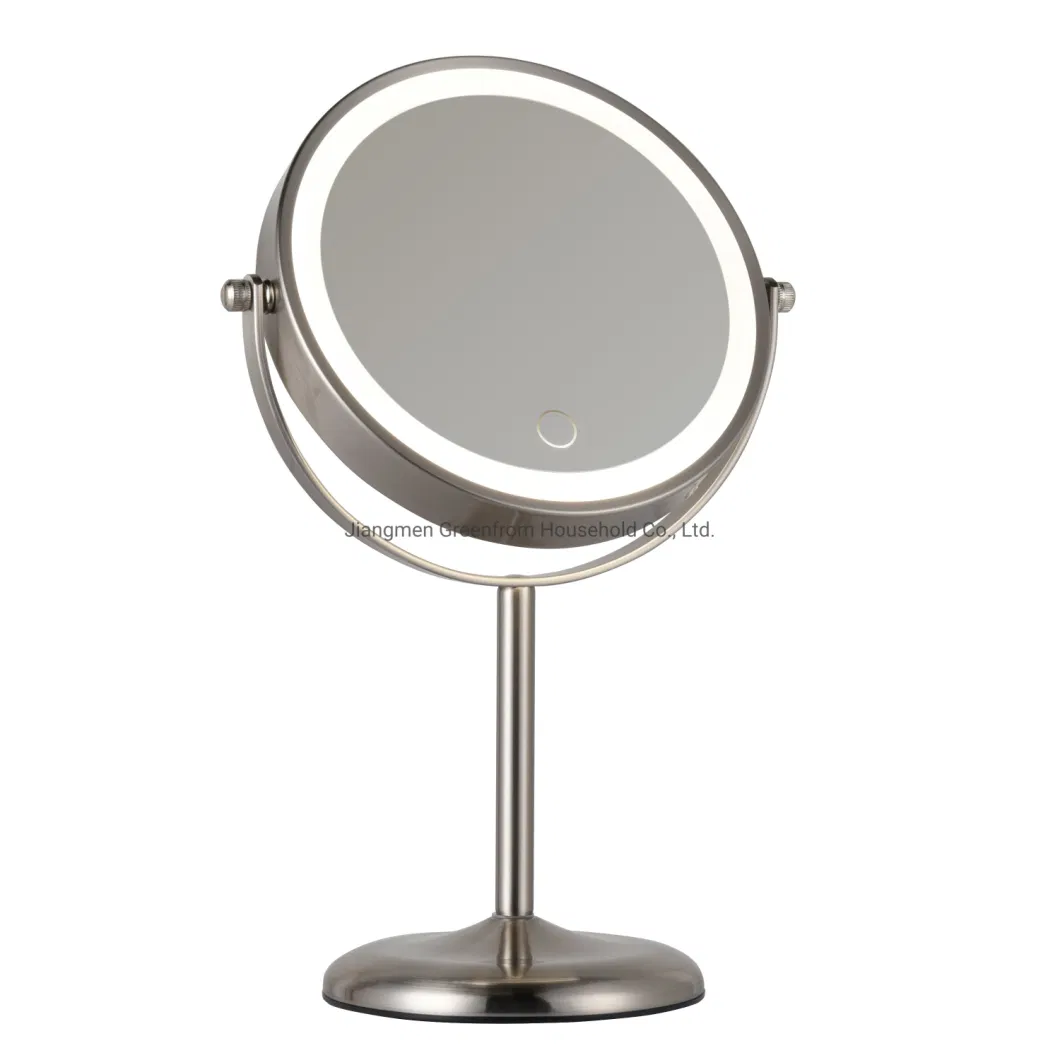 7′′ HD Double Sided Home Decoration LED Lighting Make up Table Cosmetic Mirror